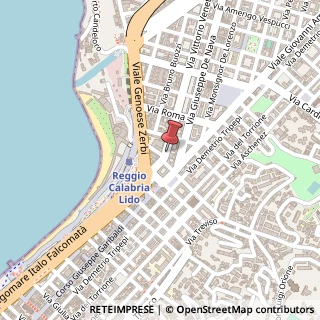 Mappa Via Vittorio Veneto, 85, 89123 Reggio di Calabria, Reggio di Calabria (Calabria)