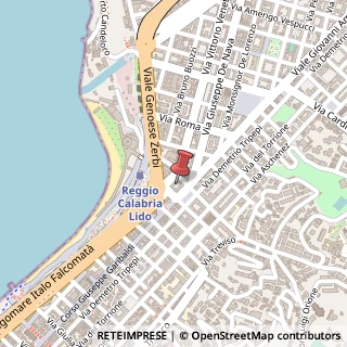 Mappa Piazza Giuseppe De Nava, 26, 89123 Reggio di Calabria, Reggio di Calabria (Calabria)