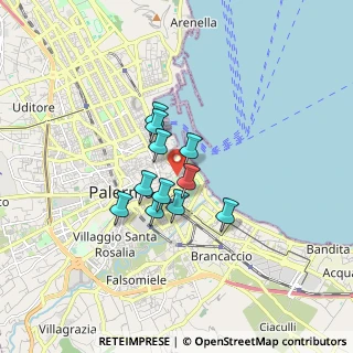 Mappa Via Sant 'Euno, 90133 Palermo PA, Italia (1.22545)