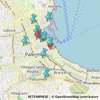 Mappa Via Sant 'Euno, 90133 Palermo PA, Italia (1.83636)