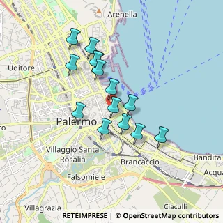 Mappa Via Sant 'Euno, 90133 Palermo PA, Italia (1.65286)