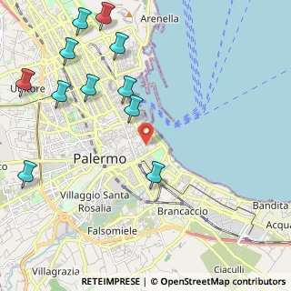Mappa Via Sant 'Euno, 90133 Palermo PA, Italia (3.03091)
