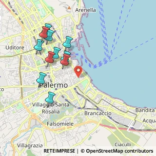 Mappa Via Sant 'Euno, 90133 Palermo PA, Italia (2.27182)