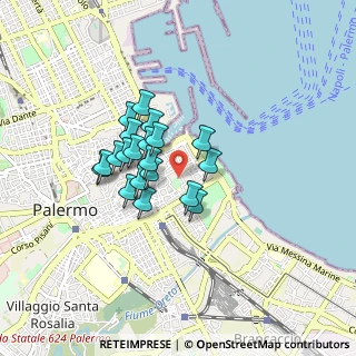 Mappa Via Sant 'Euno, 90133 Palermo PA, Italia (0.69)