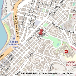 Mappa Via Carlo Rosselli,  7, 89123 Reggio di Calabria, Reggio di Calabria (Calabria)