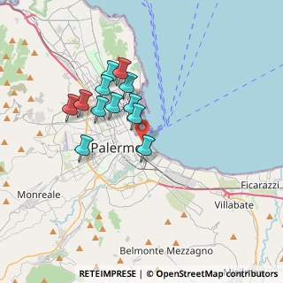 Mappa Piazzetta dei Bianchi, 90133 Palermo PA, Italia (3.31667)