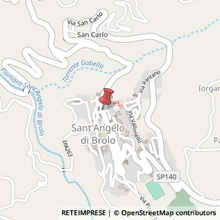 Mappa Via Umberto I, 7, 98060 Sant'Angelo di Brolo, Messina (Sicilia)