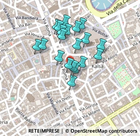 Mappa Via Grande Lattarini, 90133 Palermo PA, Italia (0.193)