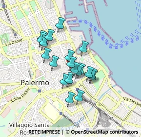 Mappa Via Grande Lattarini, 90133 Palermo PA, Italia (0.729)