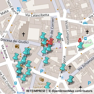 Mappa Piazza Croce dei Vespri, 90133 Palermo PA, Italia (0.07083)