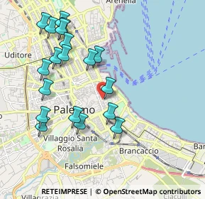 Mappa Piazza Aragona, 90133 Palermo PA, Italia (2.34842)