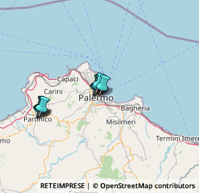 Mappa Piazza Aragona, 90133 Palermo PA, Italia (11.17909)