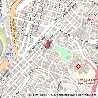 Mappa Via Carlo Rosselli, 32, 89124 Reggio di Calabria, Reggio di Calabria (Calabria)