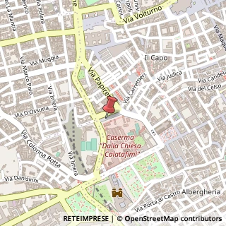 Mappa Piazza Domenico Peranni, 25, 90134 Palermo, Palermo (Sicilia)