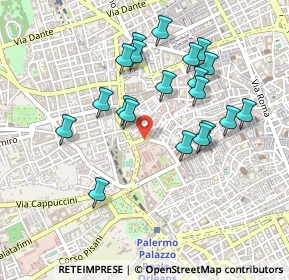 Mappa P.za Domenico Peranni, 90134 Palermo PA, Italia (0.495)