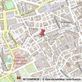 Mappa Via Sant' Isidoro Alla Guilla, 3, 90134 Palermo, Palermo (Sicilia)