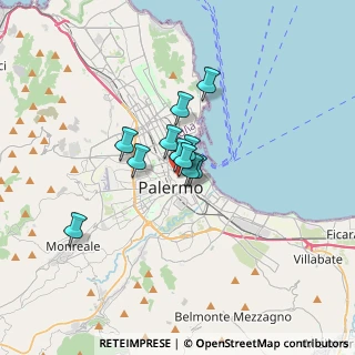 Mappa Via Sant' Isidoro Alla Guilla, 90134 Palermo PA, Italia (2.10455)
