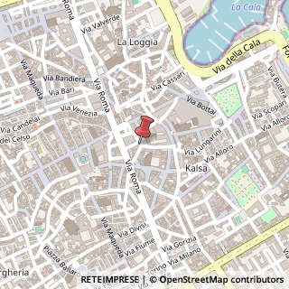 Mappa Piazza Cassa di Risparmio Vittorio Emanuele,  19, 90133 Palermo, Palermo (Sicilia)