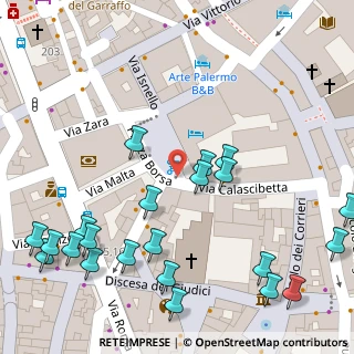 Mappa Via Lattarini Grande, 90133 Palermo PA, Italia (0.07273)