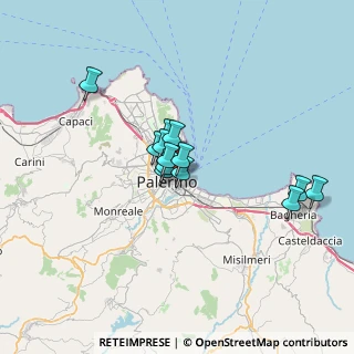 Mappa Via Lattarini Grande, 90133 Palermo PA, Italia (5.54231)