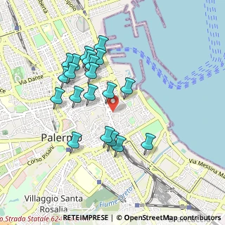 Mappa Via Lattarini Grande, 90133 Palermo PA, Italia (0.9565)