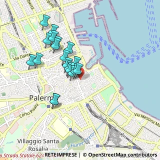 Mappa Via Lattarini Grande, 90133 Palermo PA, Italia (0.91842)