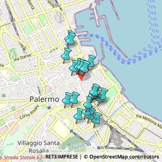 Mappa Via Lattarini Grande, 90133 Palermo PA, Italia (0.792)