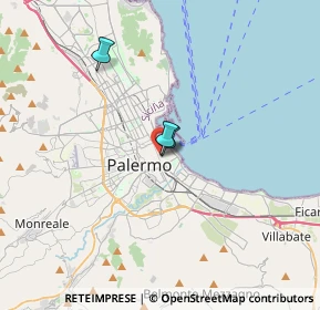 Mappa Via Lattarini Grande, 90133 Palermo PA, Italia (1.99)