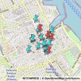 Mappa Via Zara, 90133 Palermo PA, Italia (0.31)