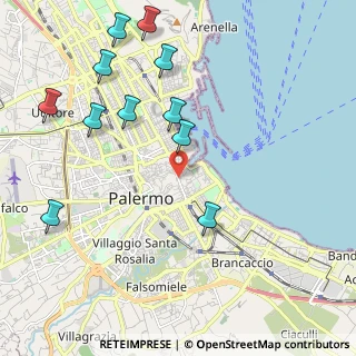 Mappa Via Zara, 90133 Palermo PA, Italia (2.69818)