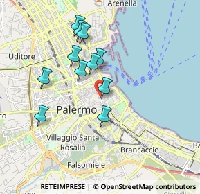 Mappa Via Zara, 90133 Palermo PA, Italia (1.81818)