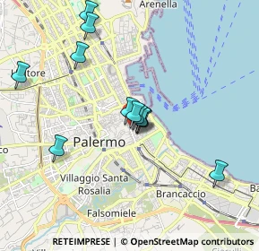 Mappa Via Zara, 90133 Palermo PA, Italia (1.79)