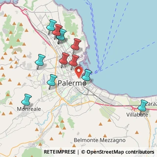Mappa Vicolo Paternò, 90133 Palermo PA, Italia (4.58)