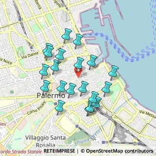 Mappa Via Vittorio Emanuele 261 Scala B, 90133 Palermo PA, Italia (0.937)