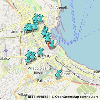 Mappa Via Vittorio Emanuele 261 Scala B, 90133 Palermo PA, Italia (1.9535)