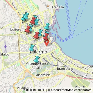 Mappa Via Vittorio Emanuele 261 Scala B, 90133 Palermo PA, Italia (2.02643)