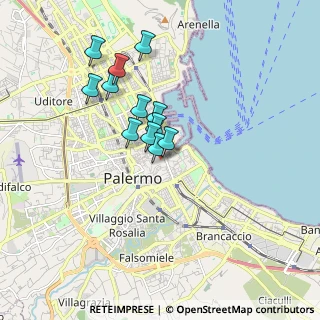 Mappa Via Vittorio Emanuele 261 Scala B, 90133 Palermo PA, Italia (1.56083)