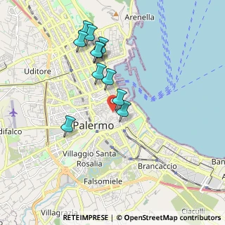 Mappa Via Vittorio Emanuele 261 Scala B, 90133 Palermo PA, Italia (1.94273)