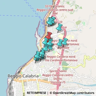 Mappa Via Willermin, 89123 Reggio di Calabria RC, Italia (0.676)