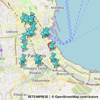 Mappa Via Maletto, 90133 Palermo PA, Italia (2.38263)