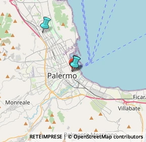 Mappa Via Maletto, 90133 Palermo PA, Italia (2.01667)