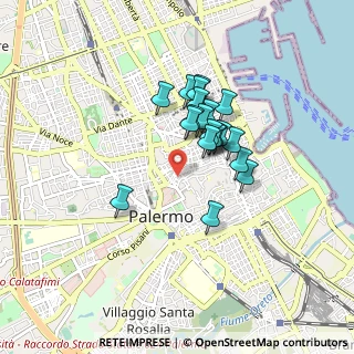 Mappa 90134 Palermo PA, Italia (0.7205)