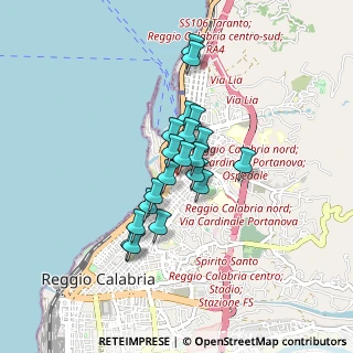 Mappa QUATTROCCHI 2 VERONICA, 89123 Reggio di Calabria RC, Italia (0.673)