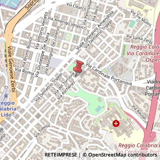 Mappa Via Prolungamento Aschenez, 64, 89135 Reggio di Calabria, Reggio di Calabria (Calabria)