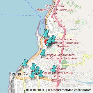 Mappa Via Monsignore De Lorenzo, 89123 Reggio di Calabria RC, Italia (0.92231)