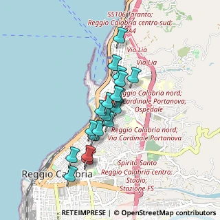 Mappa Via Monsignore De Lorenzo, 89123 Reggio di Calabria RC, Italia (0.75211)
