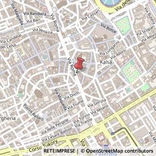 Mappa Via Roma, 119, 90133 Palermo, Palermo (Sicilia)