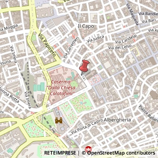 Mappa Via Matteo Bonello, 6, 90134 Palermo, Palermo (Sicilia)