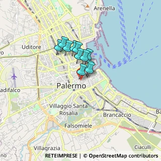 Mappa Via SS. Salvatore, 90134 Palermo PA, Italia (1.14455)