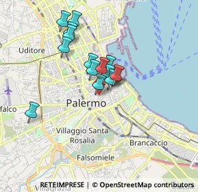 Mappa Via SS. Salvatore, 90134 Palermo PA, Italia (1.54267)